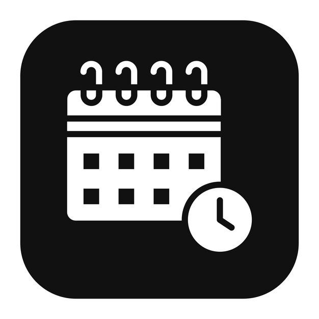 Ilustración vectorial del día programado