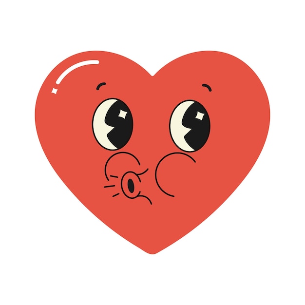 Ilustración vectorial del día de San Valentín en fondo blanco
