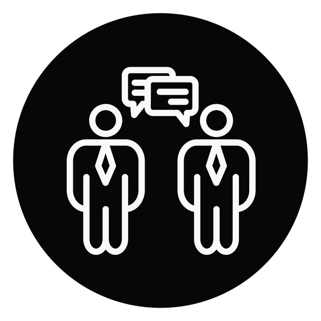 Ilustración vectorial de diálogo