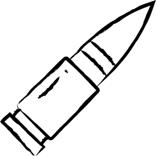 Ilustración vectorial dibujada a mano por bala