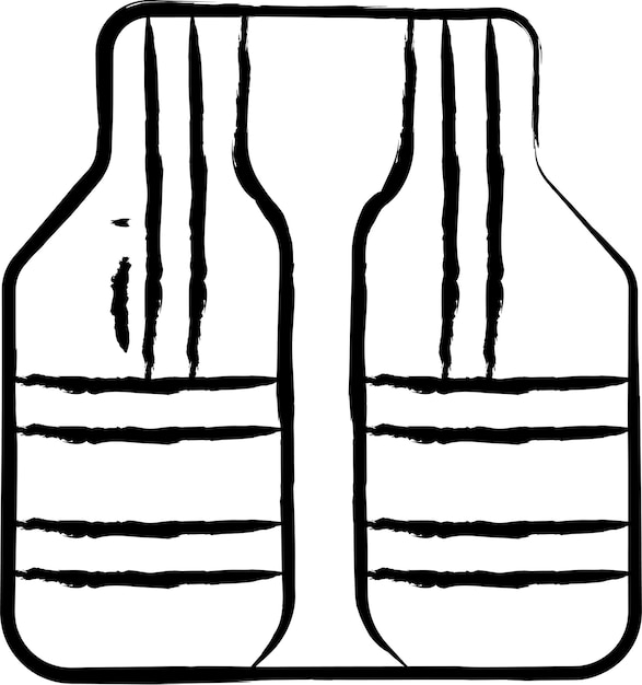 Ilustración vectorial dibujada a mano por Bucket Plunger
