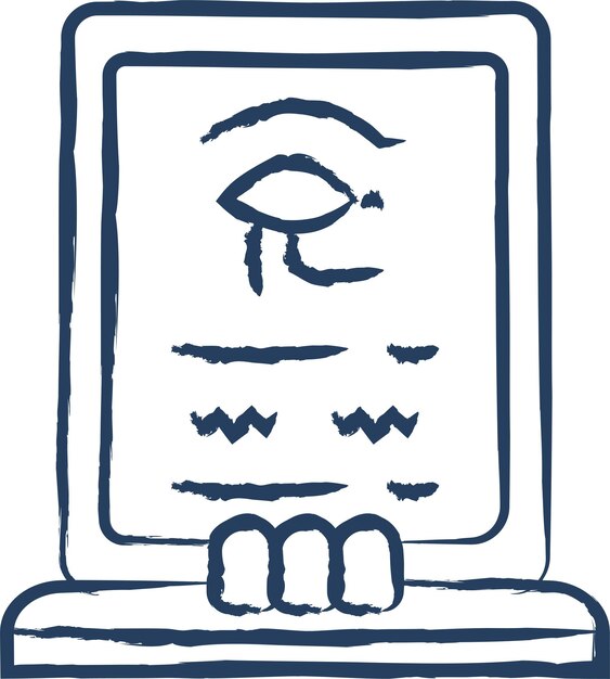 Ilustración vectorial dibujada a mano en cartucho