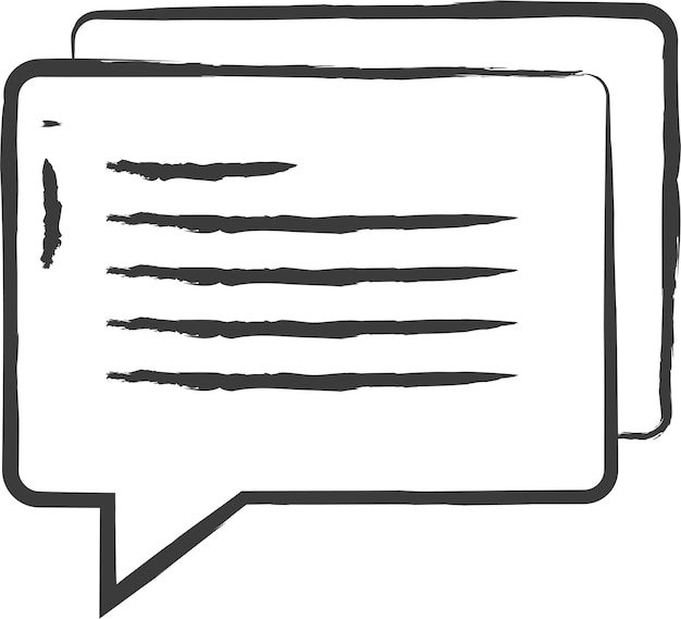 Ilustración vectorial dibujada a mano por Chat