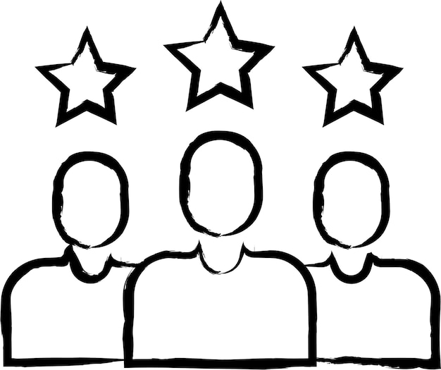 Ilustración vectorial dibujada a mano por los clientes