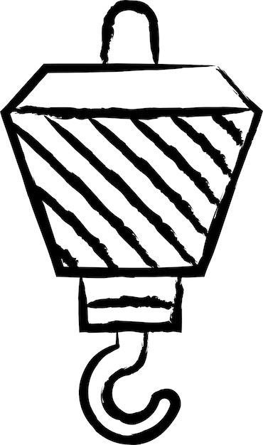 Ilustración vectorial dibujada a mano por Crane