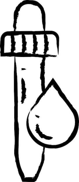 Ilustración vectorial dibujada a mano por el gotero
