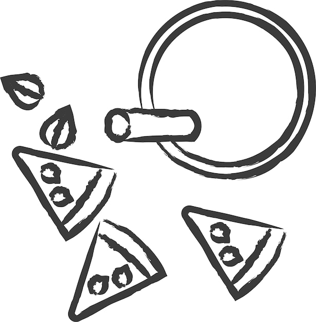 Ilustración vectorial dibujada a mano del jugo de sandía