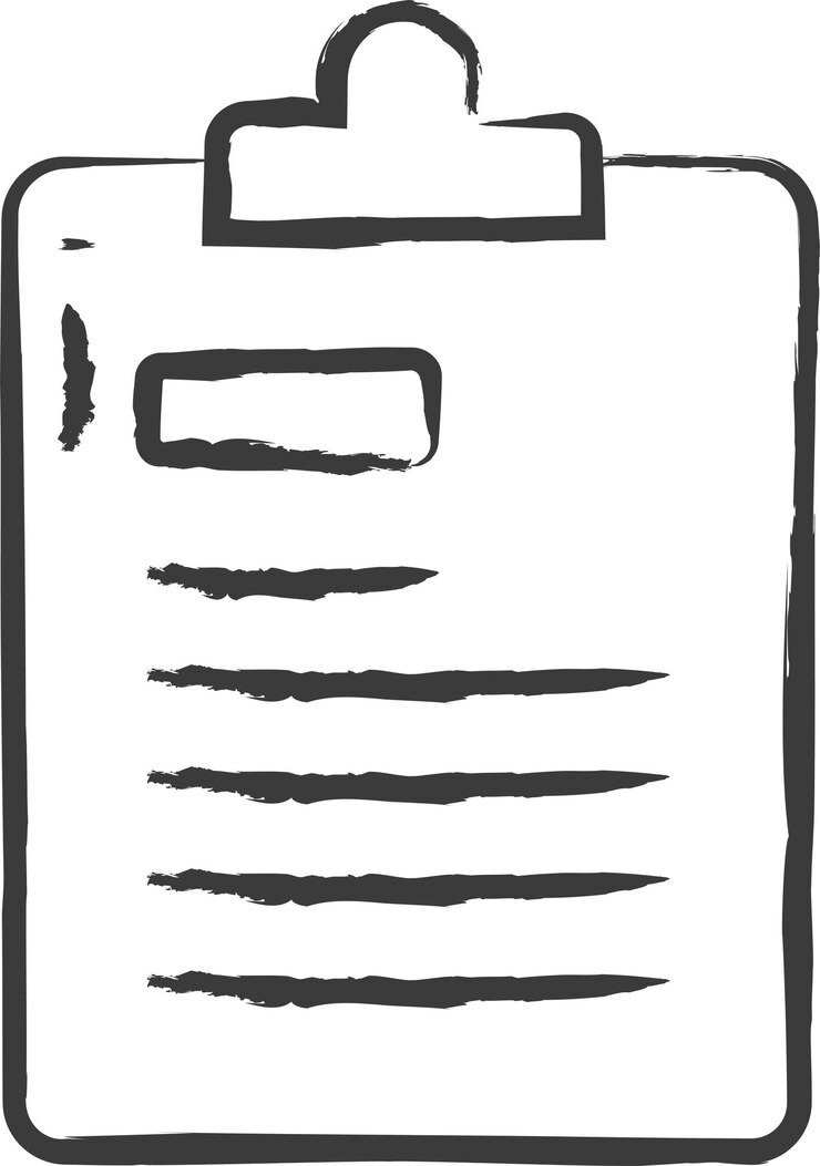 Vector ilustración vectorial dibujada a mano de las notas