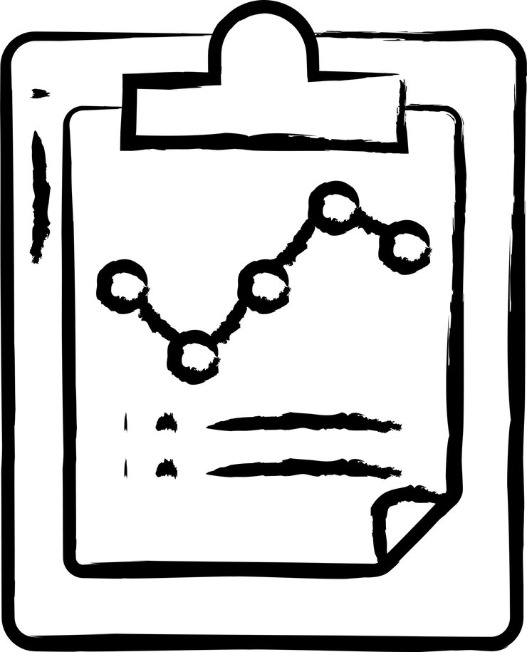 Vector ilustración vectorial dibujada a mano de las notas