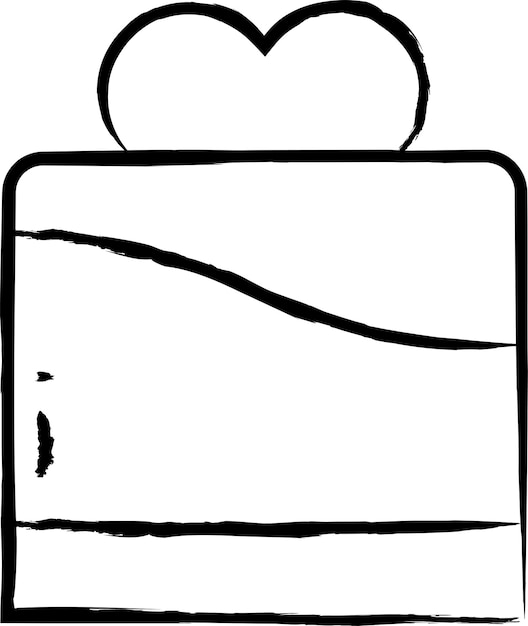 Ilustración vectorial dibujada a mano de pastelería