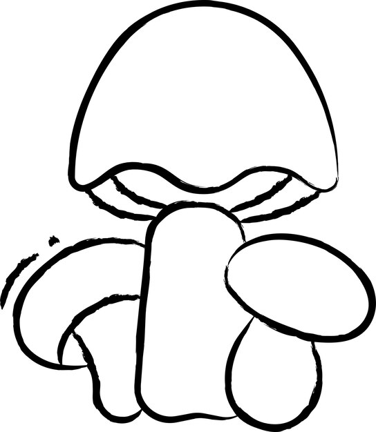 Ilustración vectorial dibujada a mano por Russula