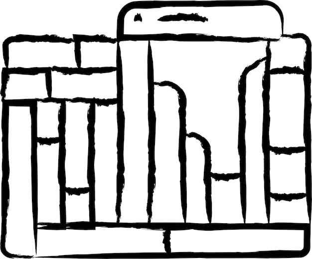 Ilustración vectorial dibujada a mano por Sacsayhuaman
