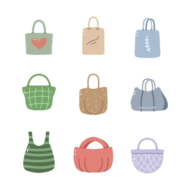 Ilustración vectorial dibujada a mano por Tote Bag