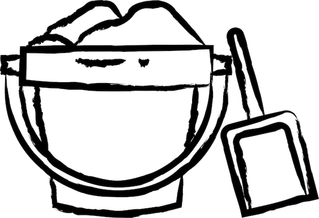 Ilustración vectorial dibujada a mano de un viaje por carretera