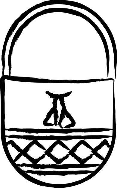 Ilustración vectorial dibujada a mano por Wayuu