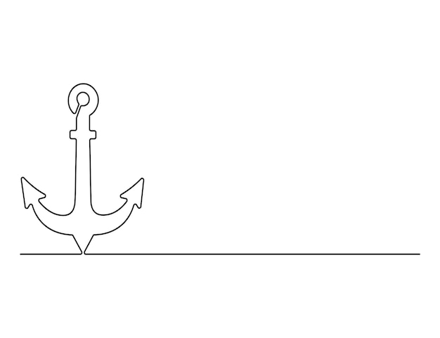 Ilustración vectorial de dibujo de una línea continua