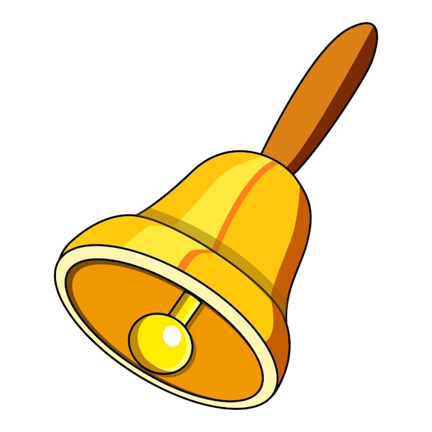 Ilustración vectorial de dibujos animados Bell en 2D