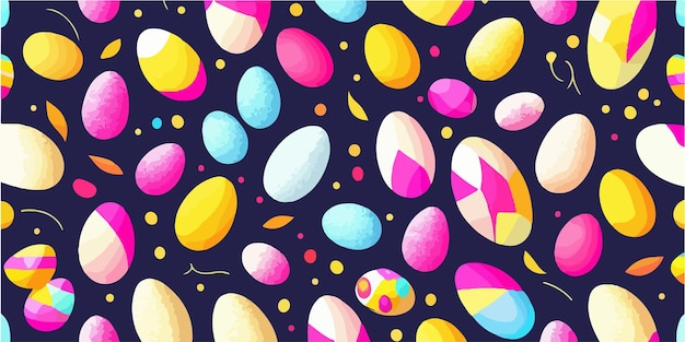 Vector ilustración vectorial de dibujos animados de huevo de pascua