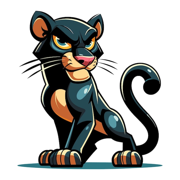 Ilustración vectorial de dibujos animados de Panther