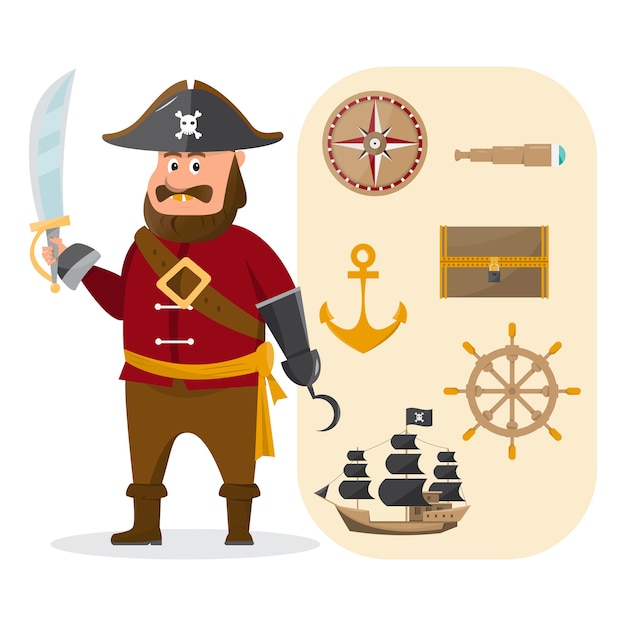 ilustración vectorial de dibujos animados