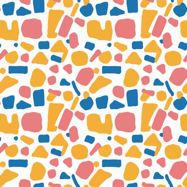 Ilustración vectorial de dibujos de líneas creativas y divertidas diseño de patrones sin costuras