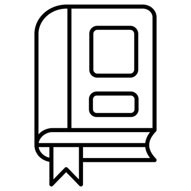 Ilustración vectorial del diccionario