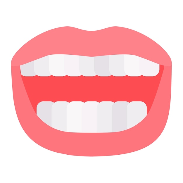 Ilustración vectorial de los dientes