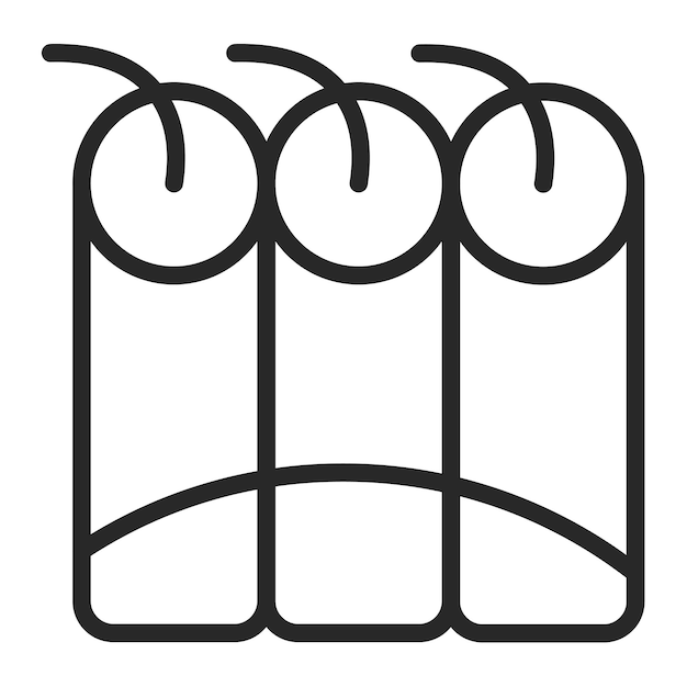 Ilustración vectorial de dinamita