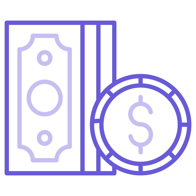 Ilustración vectorial del dinero