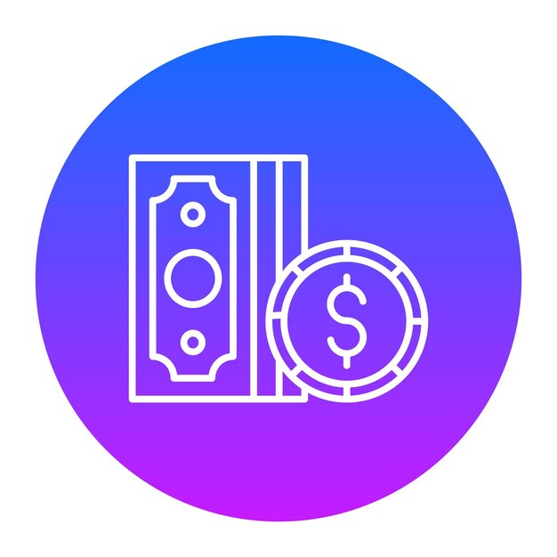 Ilustración vectorial del dinero