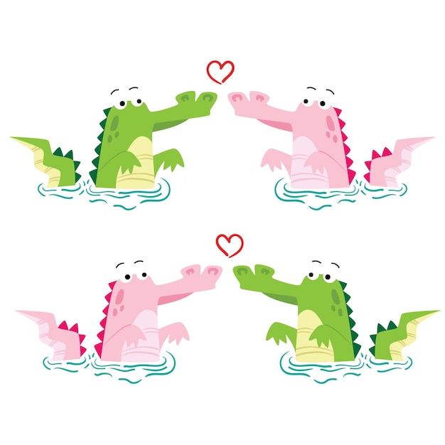 Ilustración vectorial de dinosaurio lindo y animal jurásico para niños e imprimible