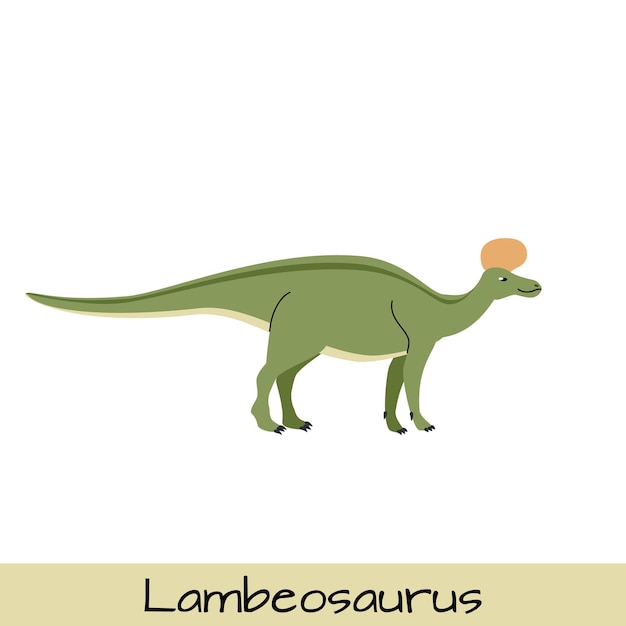 Vector ilustración vectorial de dinosaurio