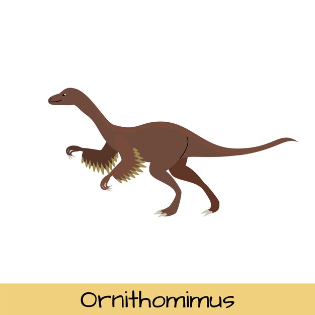 Ilustración vectorial de dinosaurio