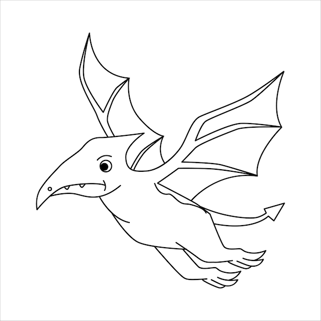 Ilustración vectorial de dinosaurios Vector de animales