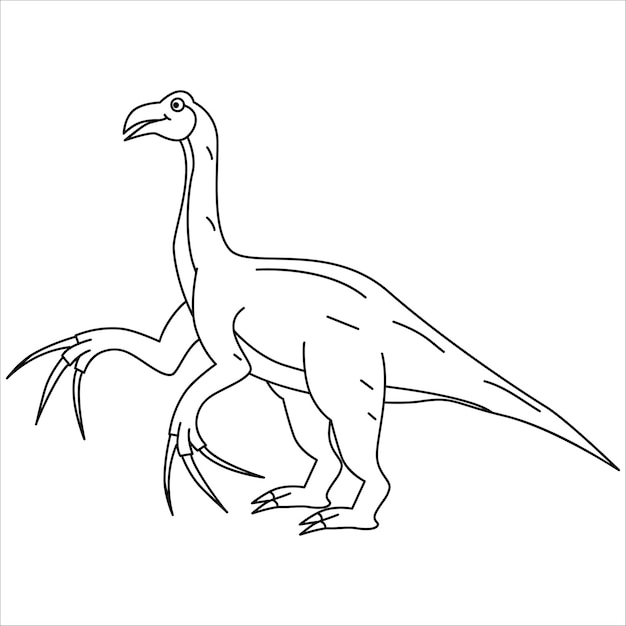 Ilustración vectorial de dinosaurios Vector de animales