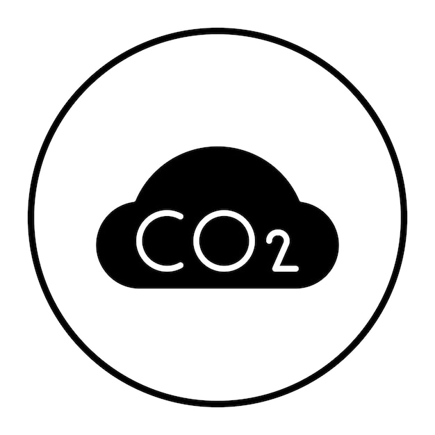 Ilustración vectorial del dióxido de carbono