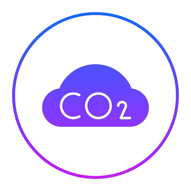 Ilustración vectorial del dióxido de carbono