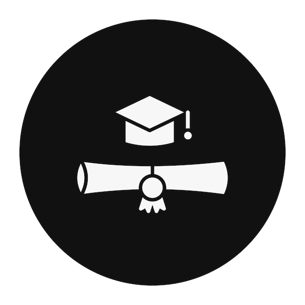 Ilustración vectorial del diploma de graduación