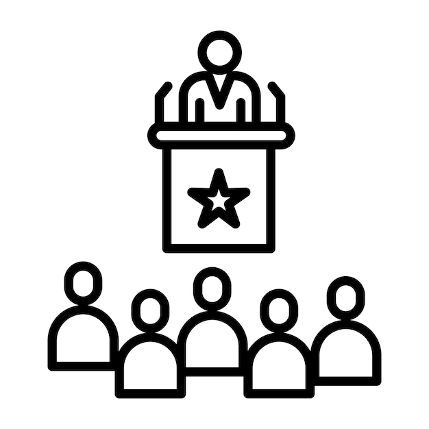 Ilustración vectorial del diplomático