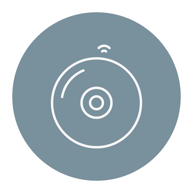 Ilustración vectorial del disco compacto
