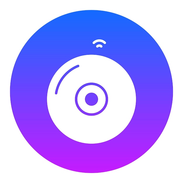 Ilustración vectorial del disco compacto
