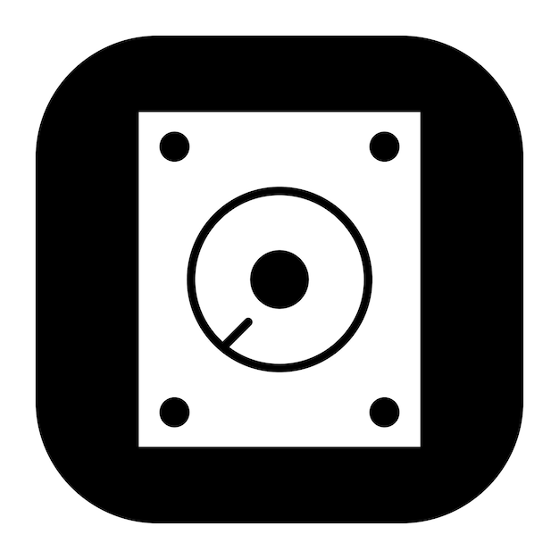 Ilustración vectorial del disco duro