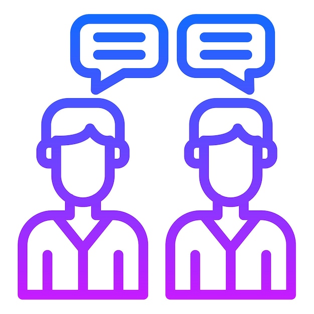 Ilustración vectorial de discusión