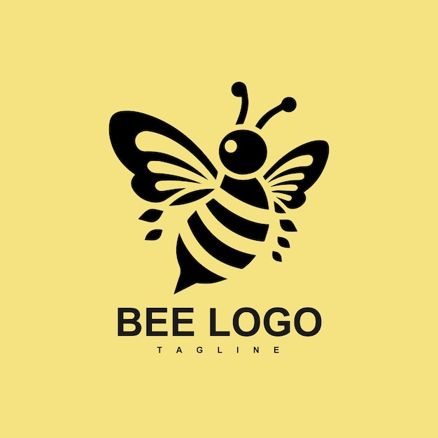 Ilustración vectorial de diseño de abejas