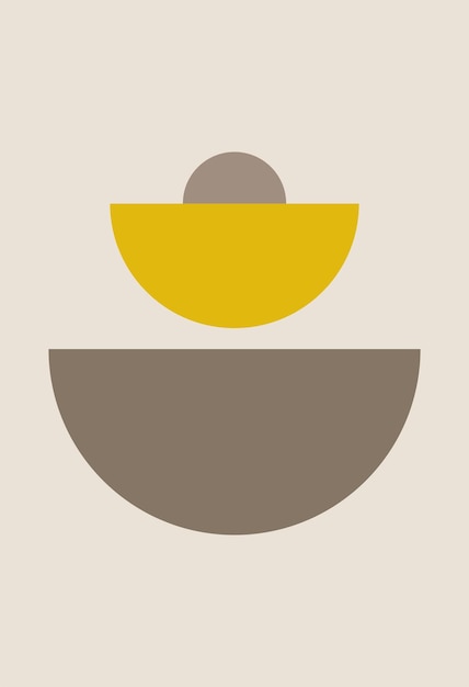 Ilustración vectorial Diseño abstracto con garabatos y varias formas