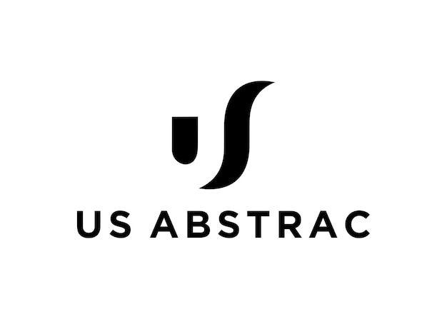 Ilustración vectorial del diseño abstracto del logotipo de los Estados Unidos