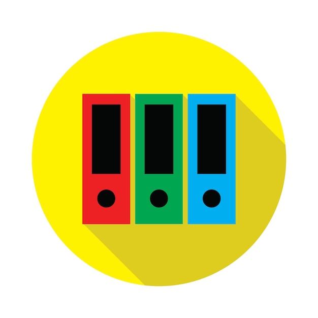 Ilustración vectorial del diseño del archivo de iconos