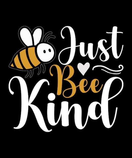 Ilustración vectorial del diseño de la camiseta de abeja