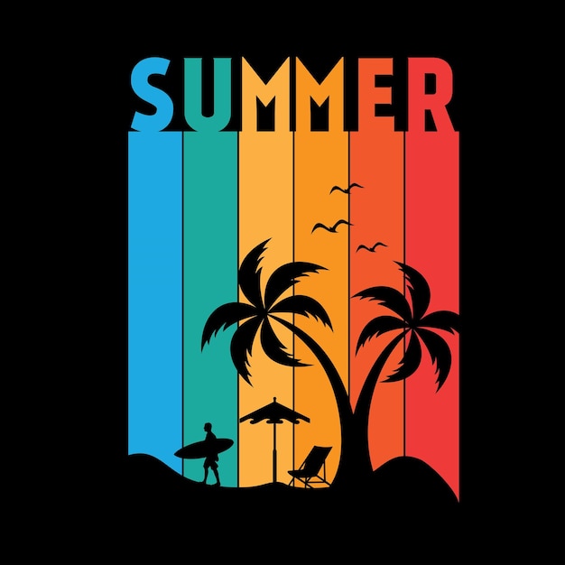 Ilustración vectorial del diseño de la camiseta
