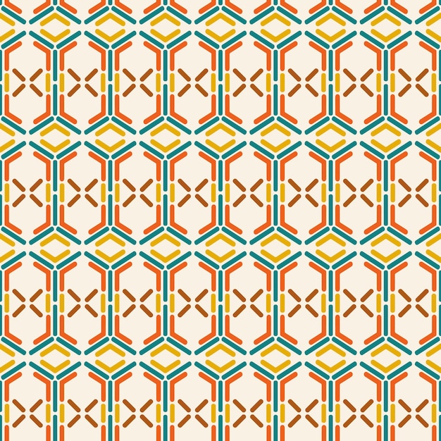 Ilustración vectorial de diseño sin costuras de patrón patrón abstracto